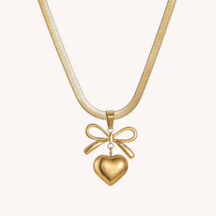 Heartbow Necklace