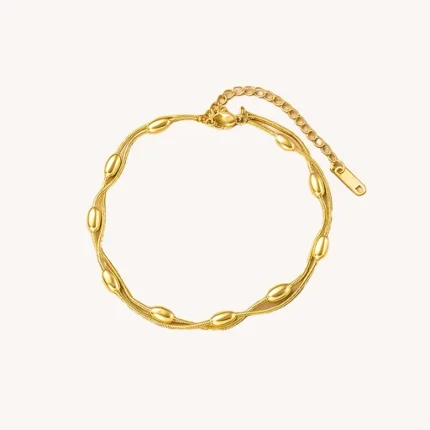 Royal Oval Chain Anklet