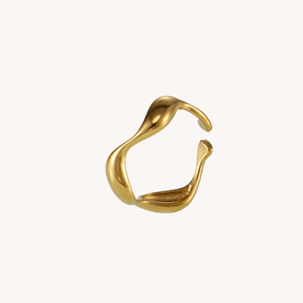 Wave Band Ring