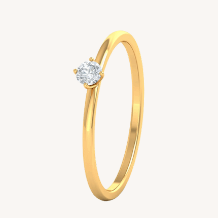 Mini Solitaire Ring